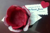 Rosa para colocar bombom